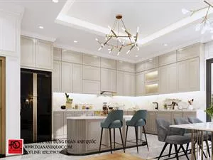 Cùng tham quan nội thất biệt thự tân cổ điển 3 tầng tại Phan Thiết